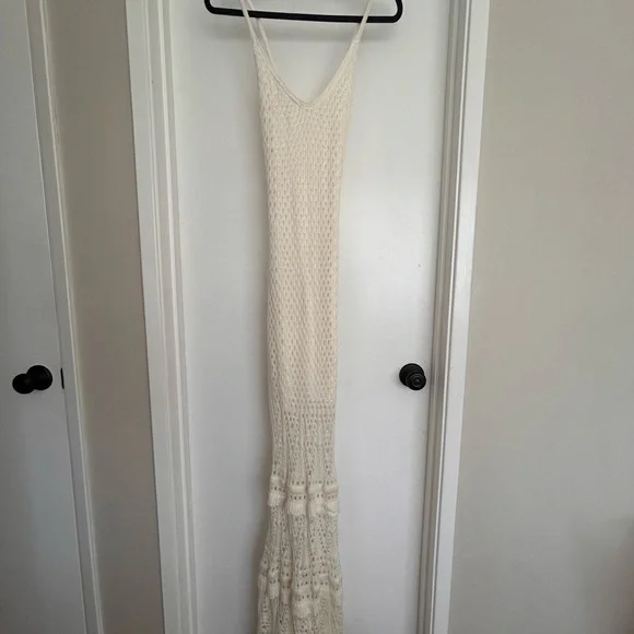 VENUS White Crochet tank Maxi Dress - Picture 9 of 9